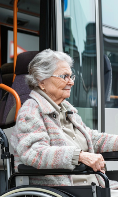 Grandmother in Wheelchair