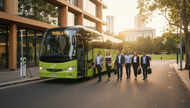 Sustainable Business Travel: Partnering with Melbourne Coach Hire for a Greener Future